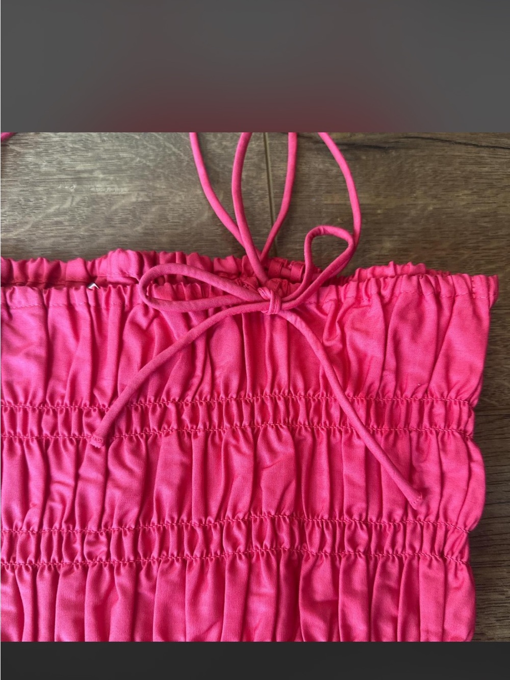 H&M Red, Black & White Smocked Ruffle Cami Tops (Set of 3) - Picture 4 of 6